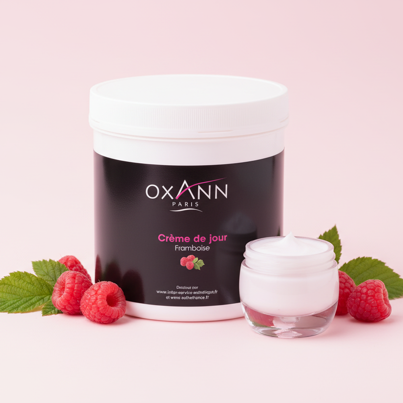 Crème de jour framboise hydratante protectrice