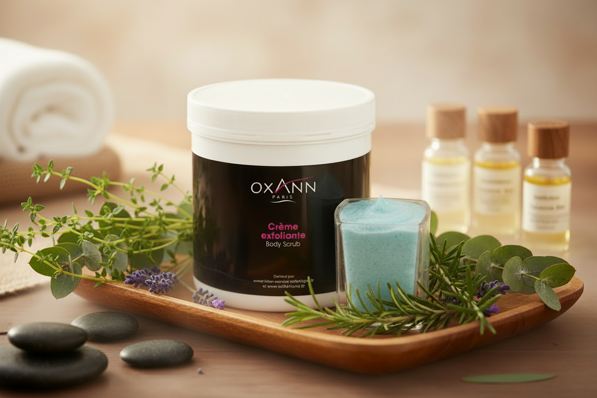 Crème exfoliante mécanique