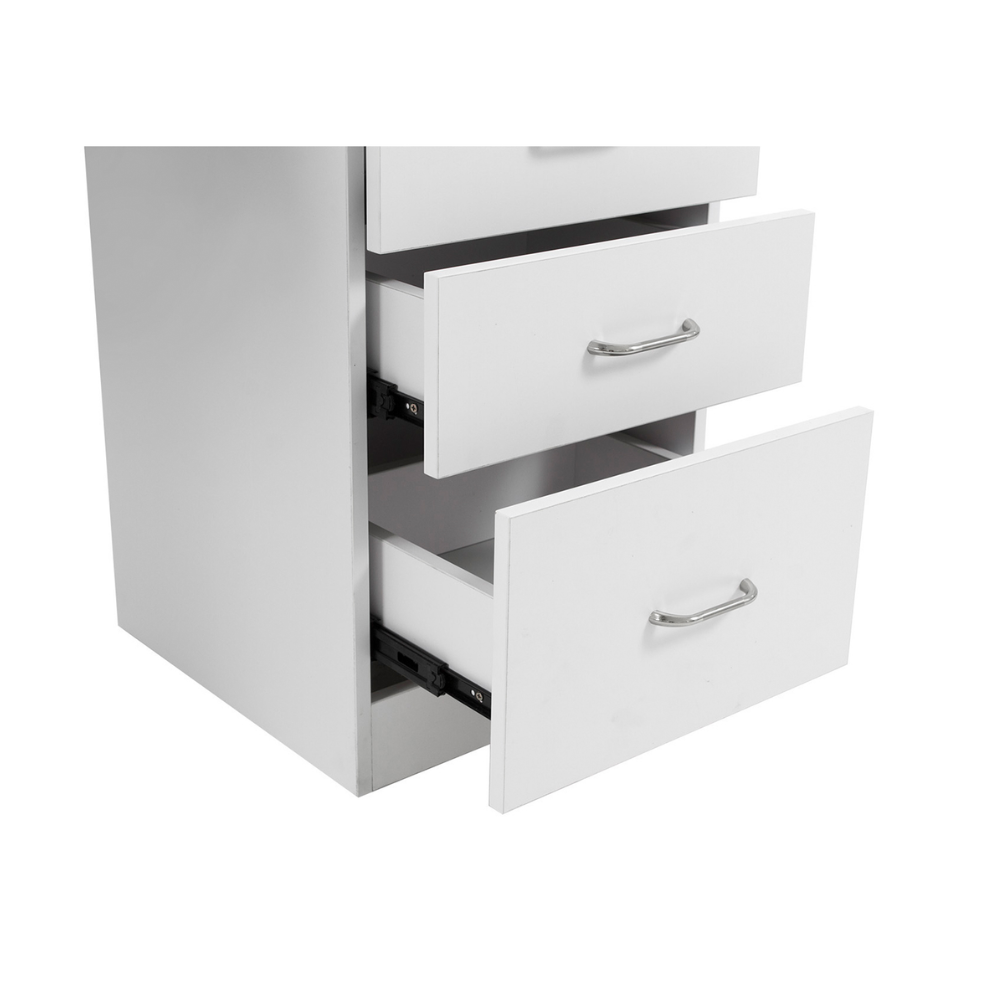 Table de manucure avec aspirateur 1 colonne