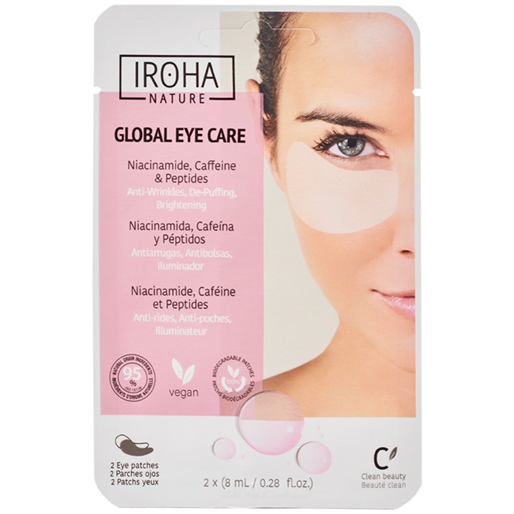 Patchs contour yeux Niacinamide + Acide Hyaluronique + Caféine