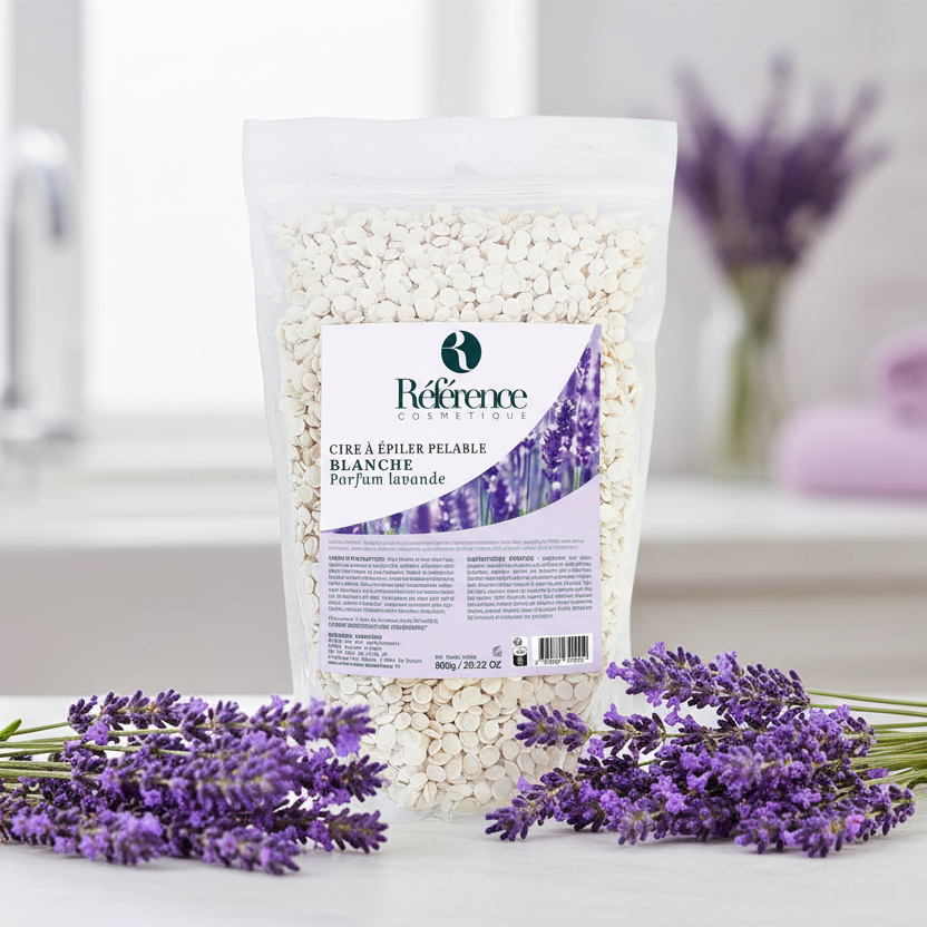 Cire pelable Blanche Lavande - pastilles 800g