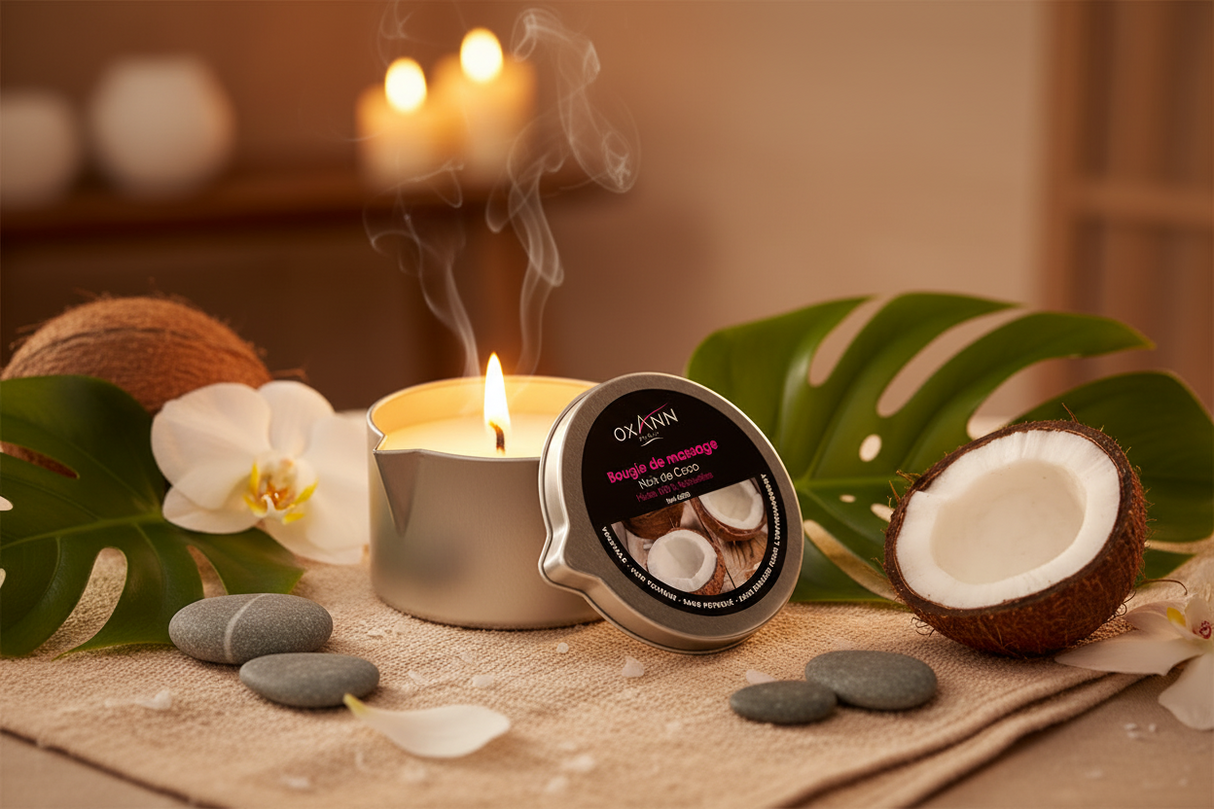 Bougies de massage Oxann 100% Naturelle
