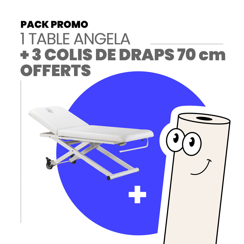 Table Angela + 36 rouleaux de draps OFFERTS