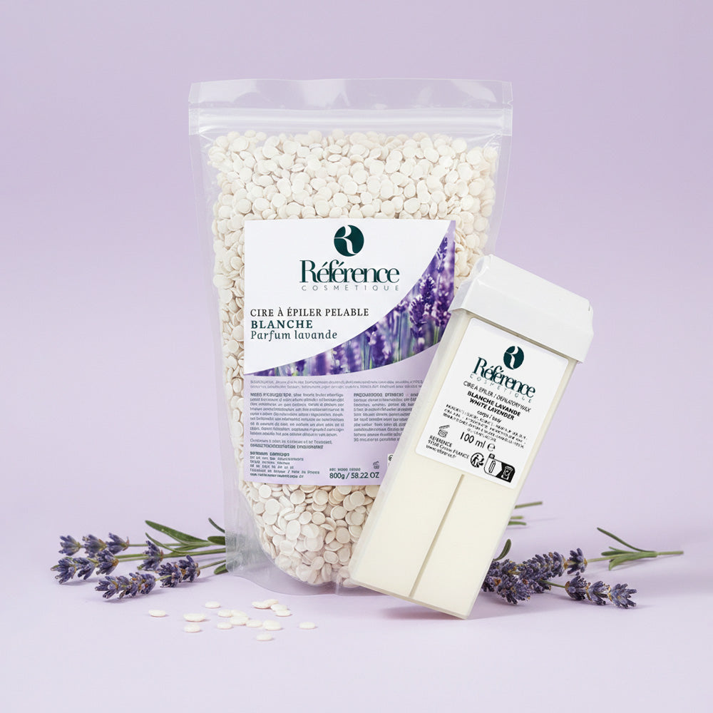 Pack Cire Blanche lavande