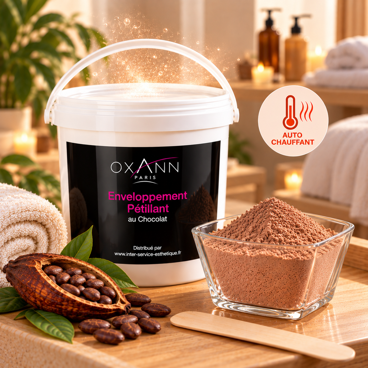 Enveloppement pétillant au chocolat - 4kg