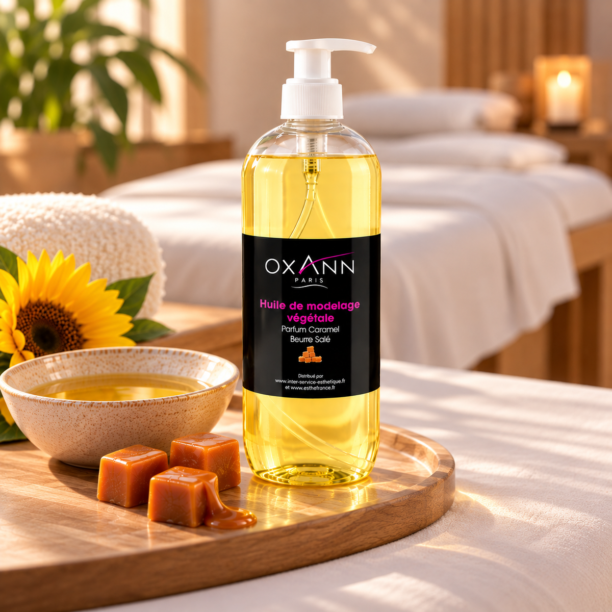 Huile végétale caramel beurre salé 1 L