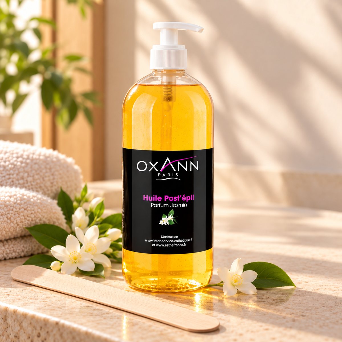 Huile post'épil jasmin - 1 L