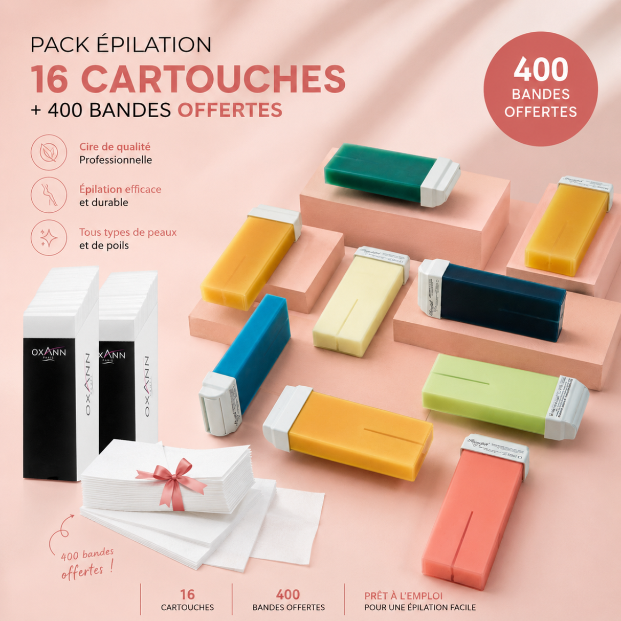 Pack cire découverte cartouches
