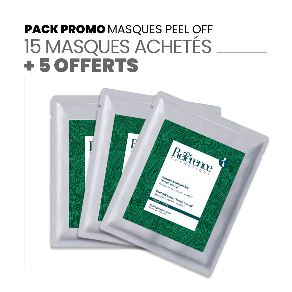 Pack masques peel off 15 + 5 OFFERTS