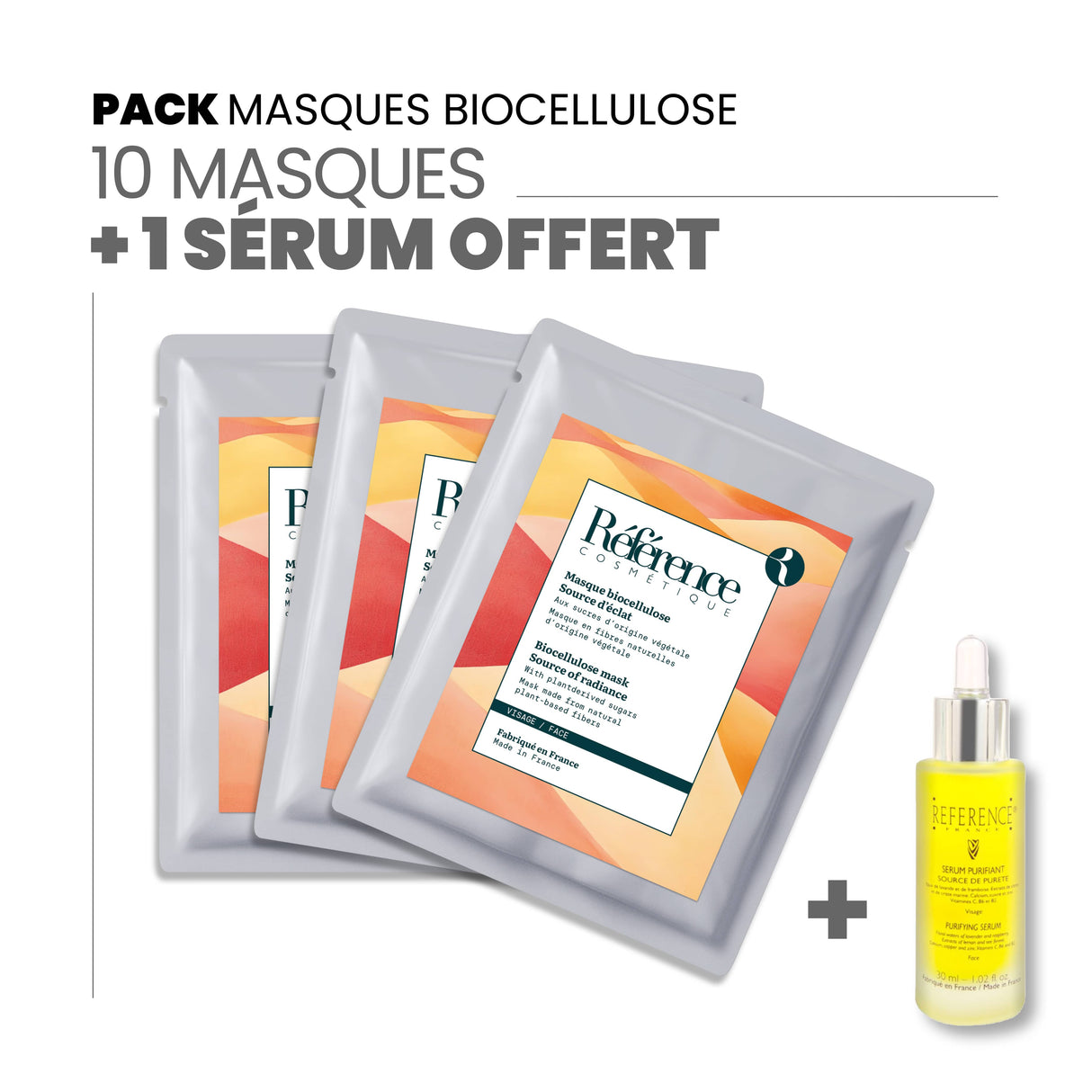 Masque biocellulose source d'éclat-peaux ternes