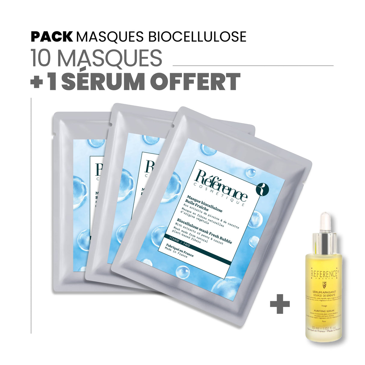 Masque biocellulose Bulle fraîche