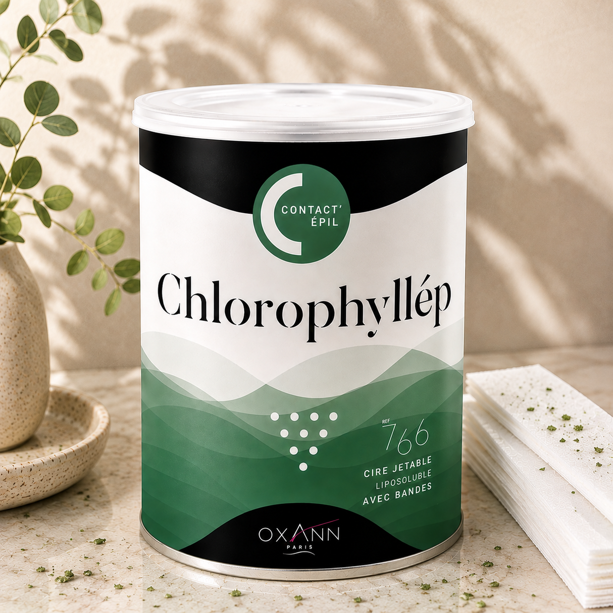 Cire Chlorophyllépil pot 750g