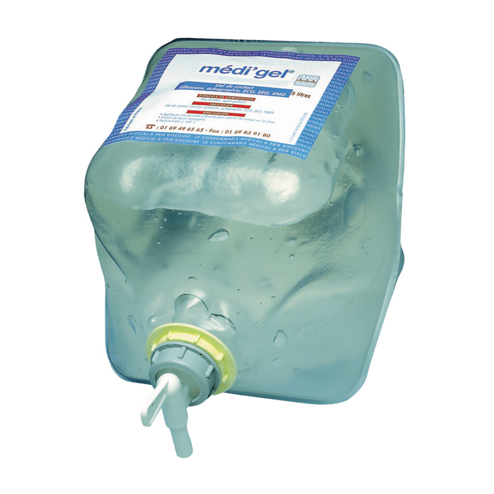 Gel de contact ultrasons et courant électriques