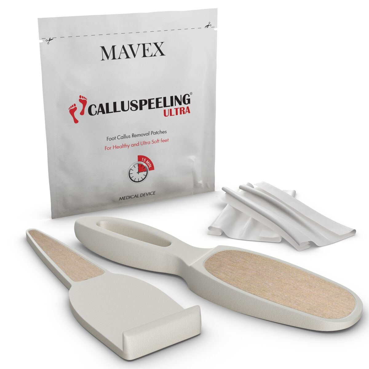 Kit de 3 soins calluspeeling