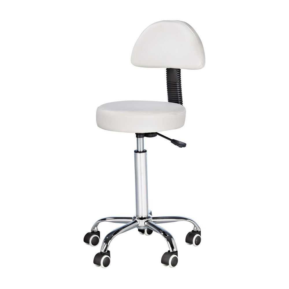 Chaise pied chrome