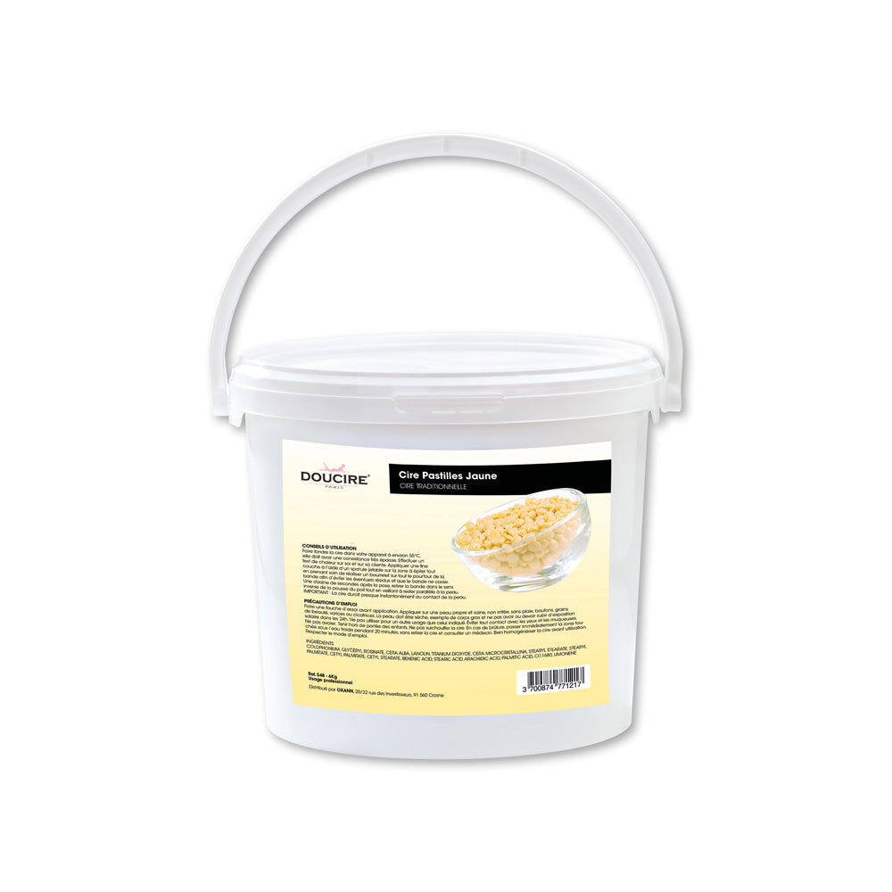 Cire pastille traditionnelle jaune
