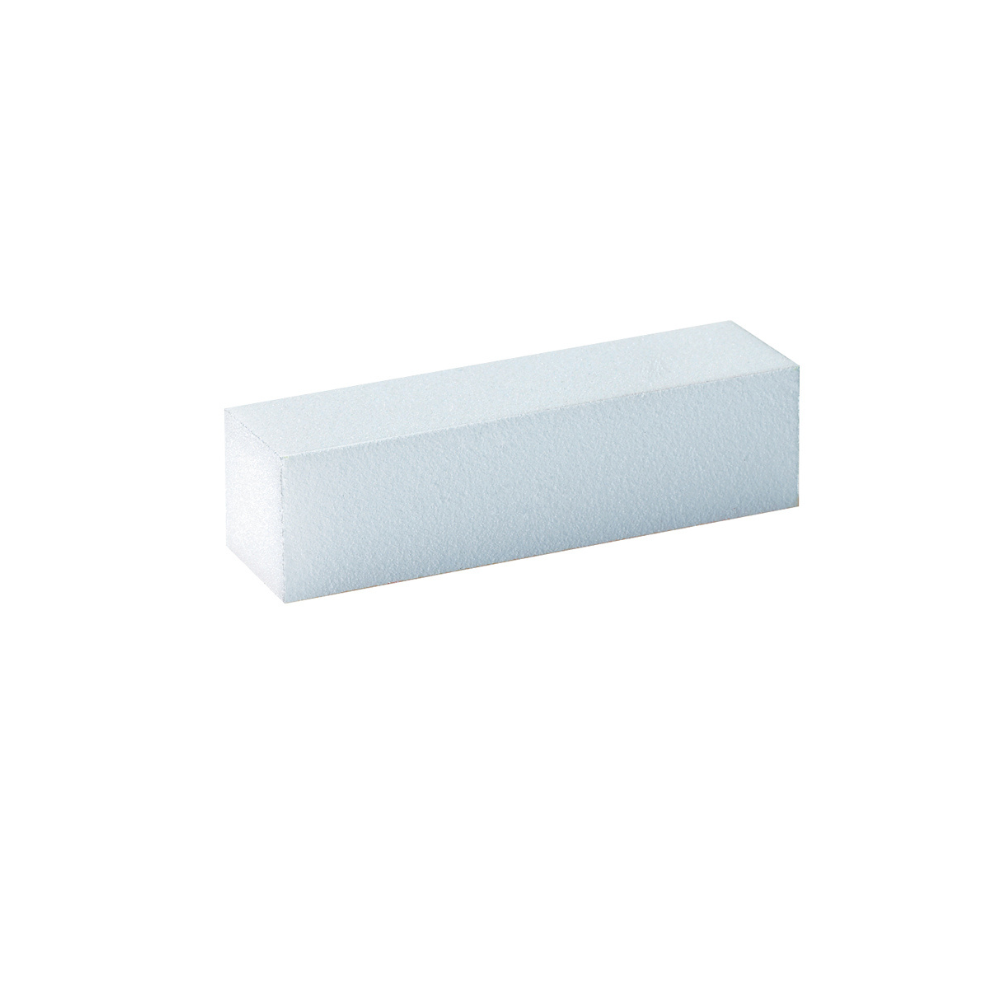 Bloc mousse blanc 4 faces grain