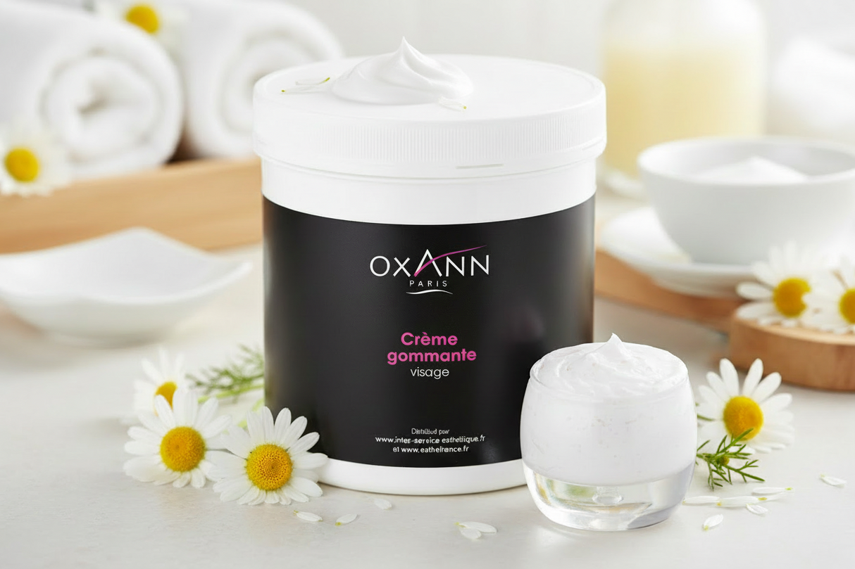 Crème gommante visage