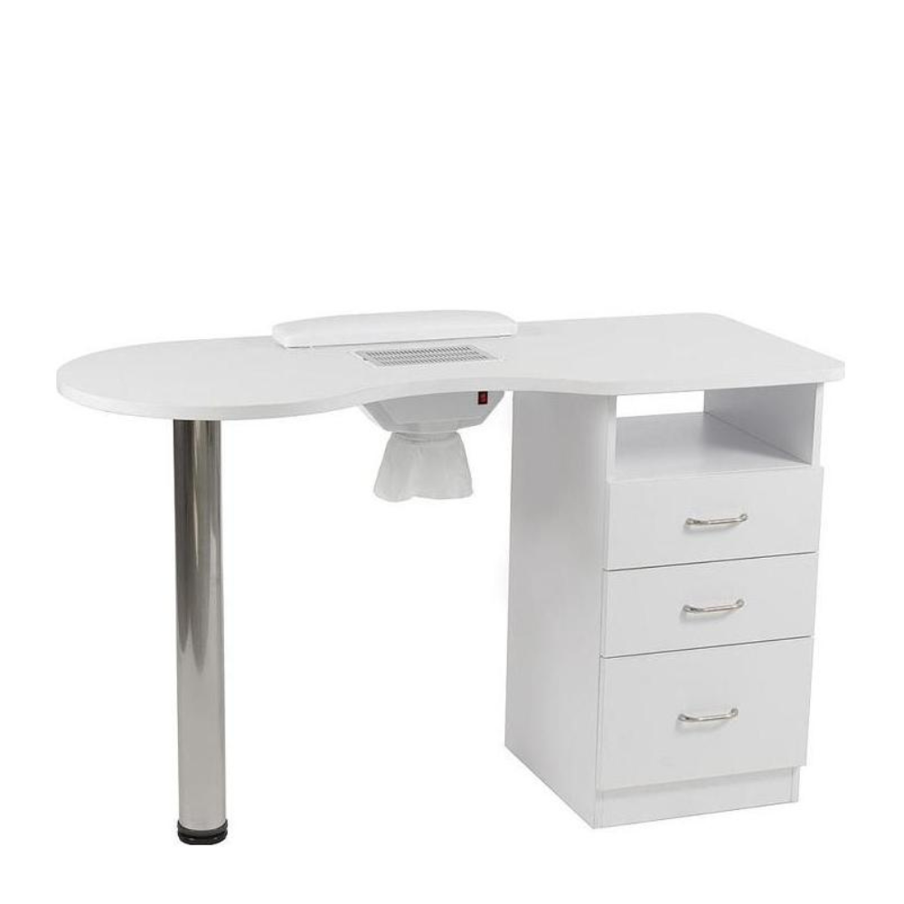 Table de manucure avec aspirateur 1 colonne