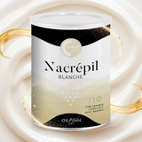 Cire Nacrépil blanche avec bandes  Pot 800g