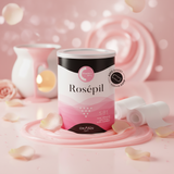 Cire rose Rosépil avec bandes Pot 750g