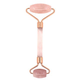 Masseur visage en pierre en Quartz Rose + HOUSSE
