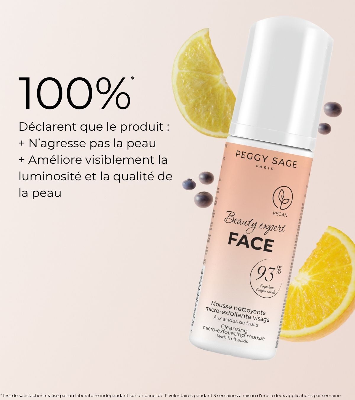Mousse nettoyante