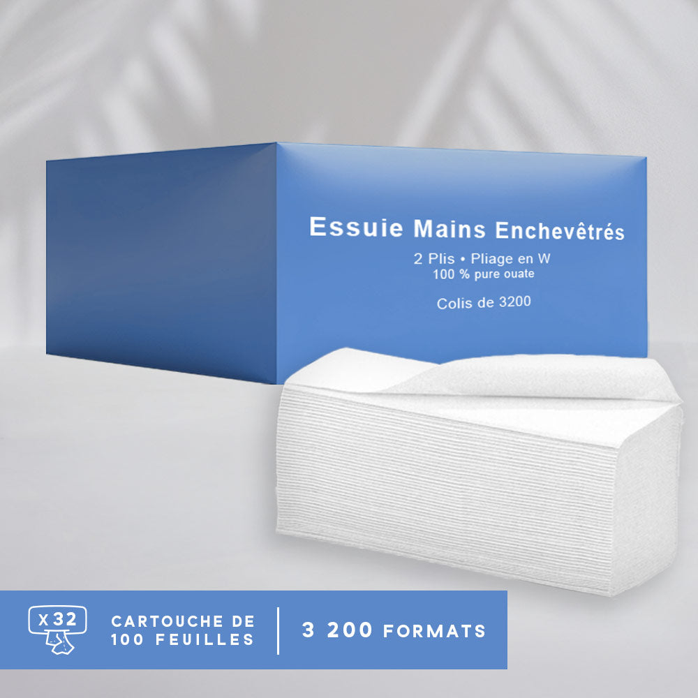 Essuie-mains enchevetrés
