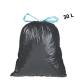 Sacs poubelle à liens coulissants