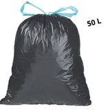 Sacs poubelle à liens coulissants