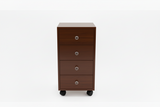 Commode bois  4 tiroirs wengé