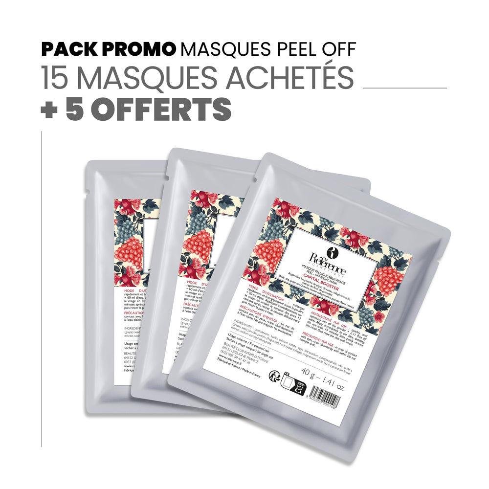 Masque peel off capital booster