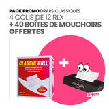 Draps d'examens classiques + 40 boîtes de mouchoirs OFFERTES
