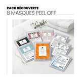 Pack 8 masques peel off découverte