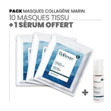 Pack masques bio cellulose + 1 sérum Offert