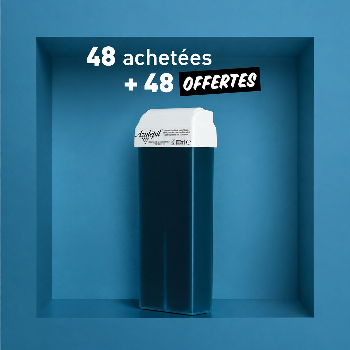 Cire bleu Azul'épil cartouche 100 ml
