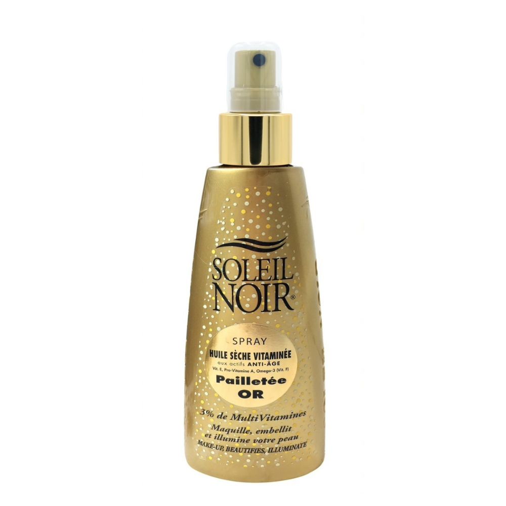 Présentoir pour 6 Spray Huile sèche Pailletée Or + 1 Spray Offert