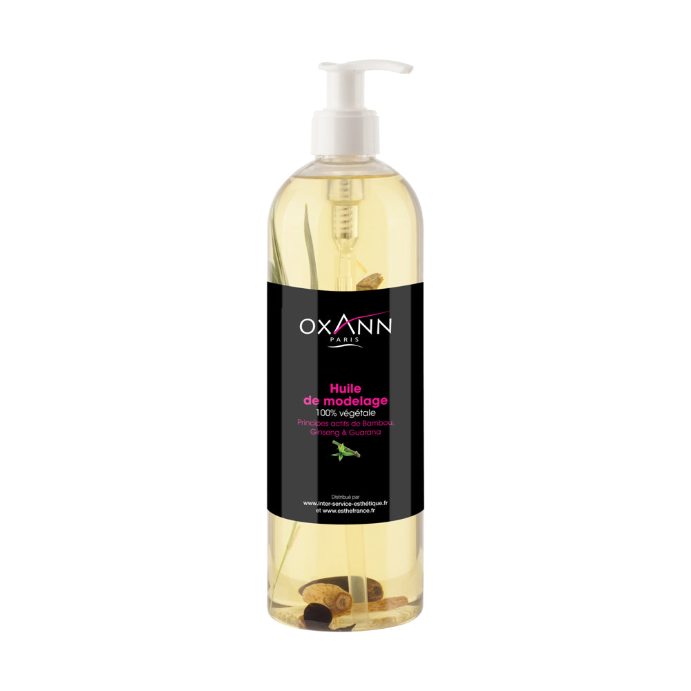 Huile végétale bambou, ginseng, guarana - 500 ml