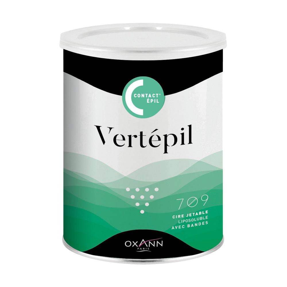Cire Vertépil avec bandes pot 800g