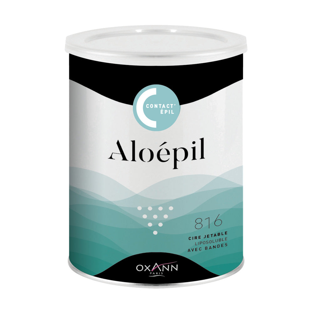 Cire Aloépil  avec bandes - Pot 750g
