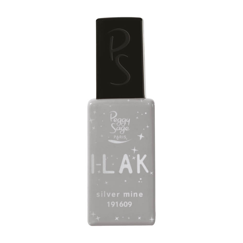 Soak Off Gel Polish - I-LAK  silver mine