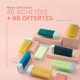 48 cartouches achetées + 48 offertes